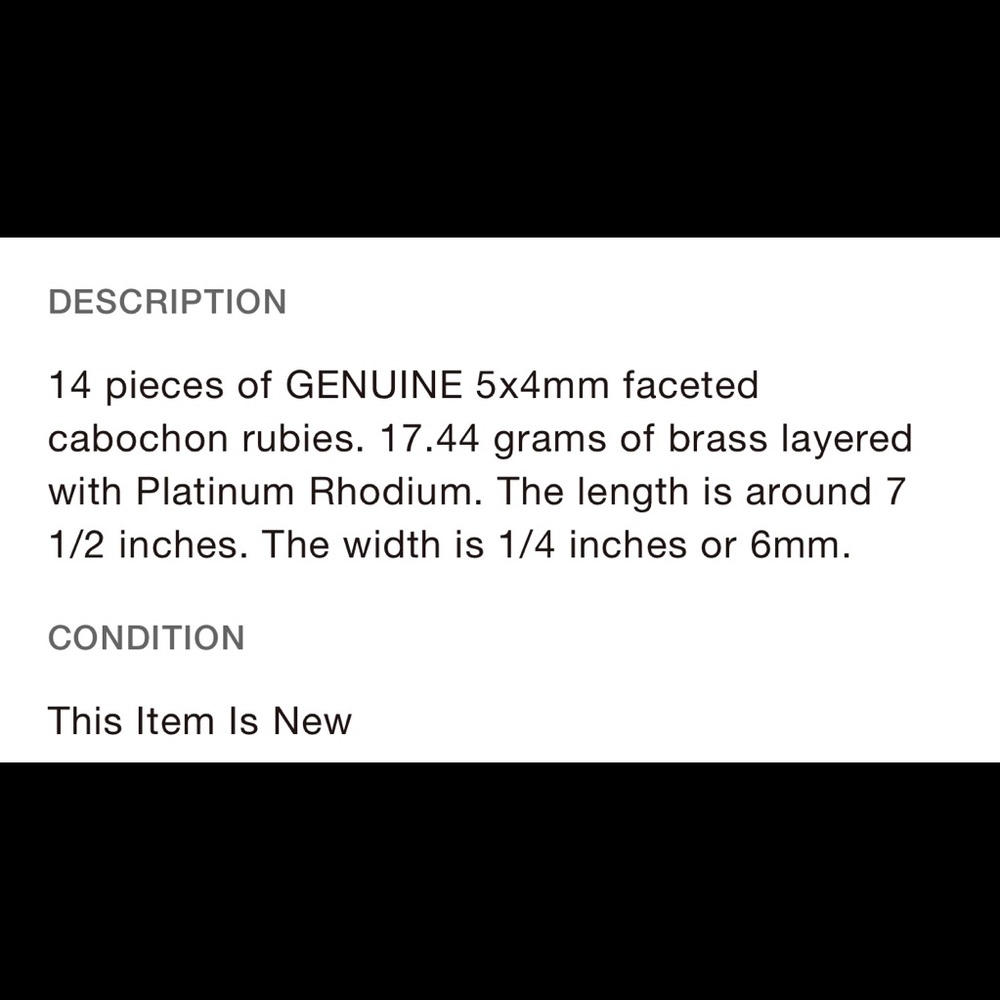Ruby Bracelet - image 3